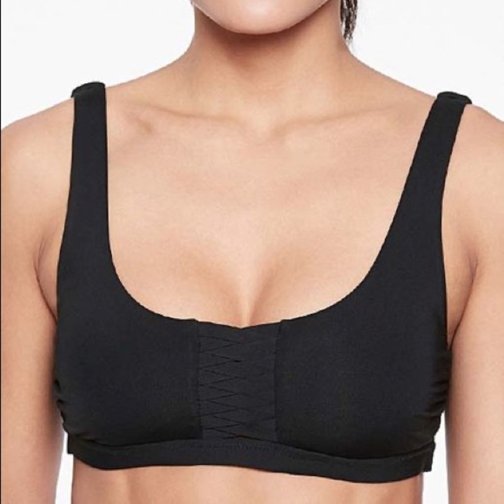 ATHLETA Black Adriata Bikini Top SIZE XS